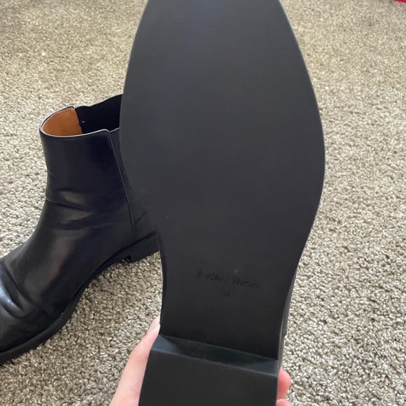 Black Leather Chelsea Boots - Picture 4 of 5